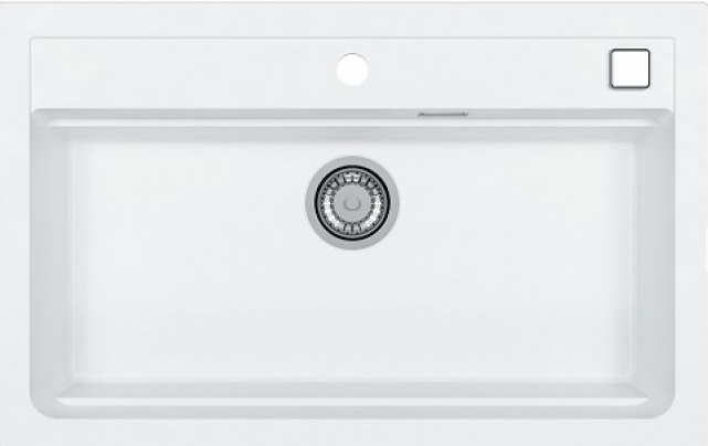 Фото товара: ALVEUS GRANITAL ATROX 40 ARCTIC - G11, мойка, гранит, белый (в комплекте с сифоном 1132823)