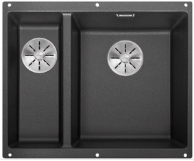 Фото товара: Blanco Subline 340/160-U, мойка, гранит, антрацит (чаша справа)