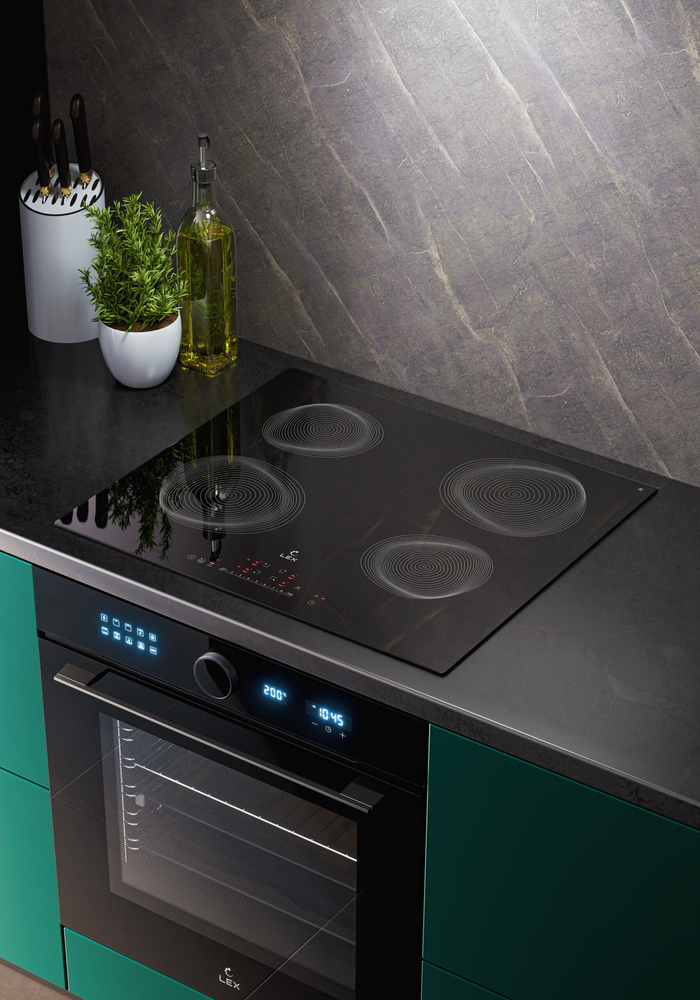 Детальное фото товара: LEX EVI 640 R2 I BL индукционная поверхность