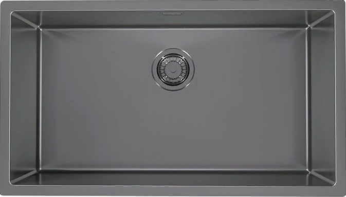 Детальное фото товара: ALVEUS QUADRIX MONARCH 60 ANTRACIT, мойка, нерж. сталь, антрацит (в комплекте с выпуском без сифона)