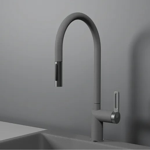 Фото товара: GRANULA 8172 смеситель, гранит, алюминиум