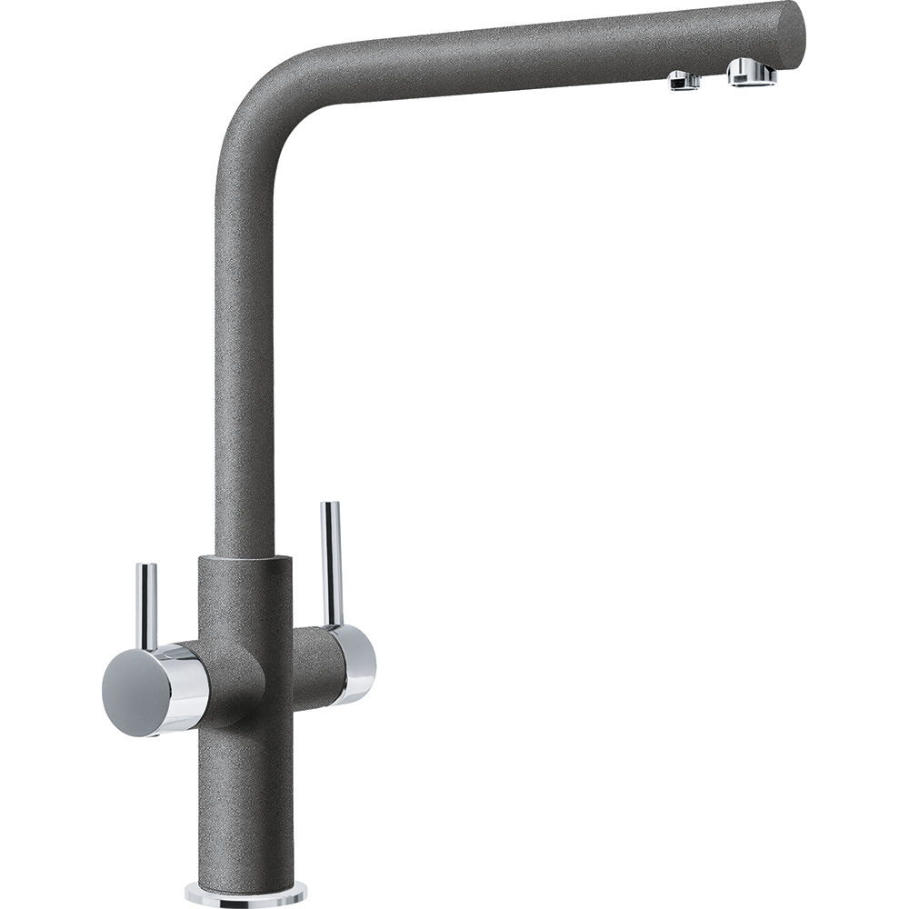 Фото товара: Franke Neptune Clear Water, смеситель, гранит, серый камень