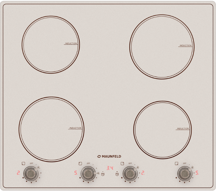 Фото товара: Maunfeld CVI594MBGBR индукционная поверхность