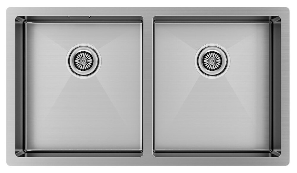 Фото товара: Paulmark GERBERG 78/2 UNI, мойка, нержавеющая сталь брашированная