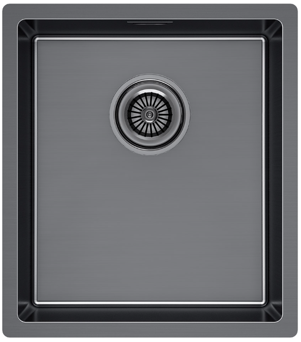 Фото товара: Paulmark YUNI 39 UNI, мойка, нержавеющая сталь, вороненая сталь