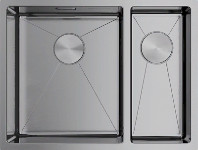 Фото товара: Omoikiri Taki 58-2-U/IF IN-L, мойка, нержавеющая сталь, чаша слева