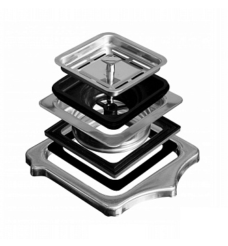 Фото товара: ALVEUS переходник для измельчителя квадратный