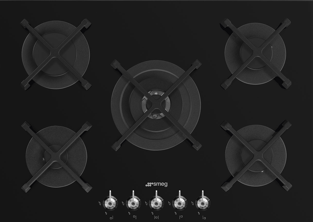 Smeg PV375N Детальное фото товара: Smeg PV375N газовая поверхность