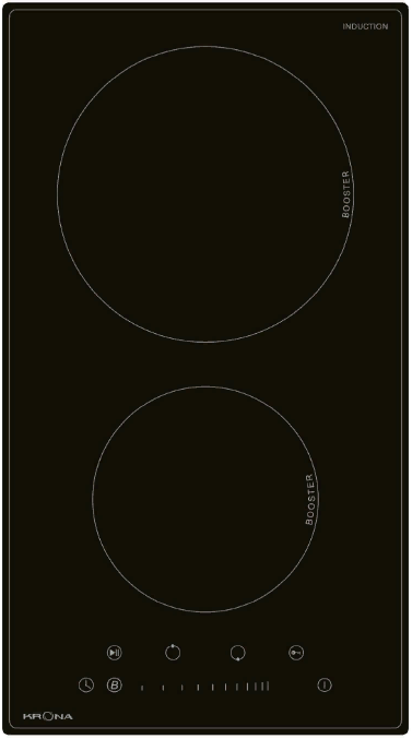Фото товара: Krona FORTE 30 BL индукционная поверхность