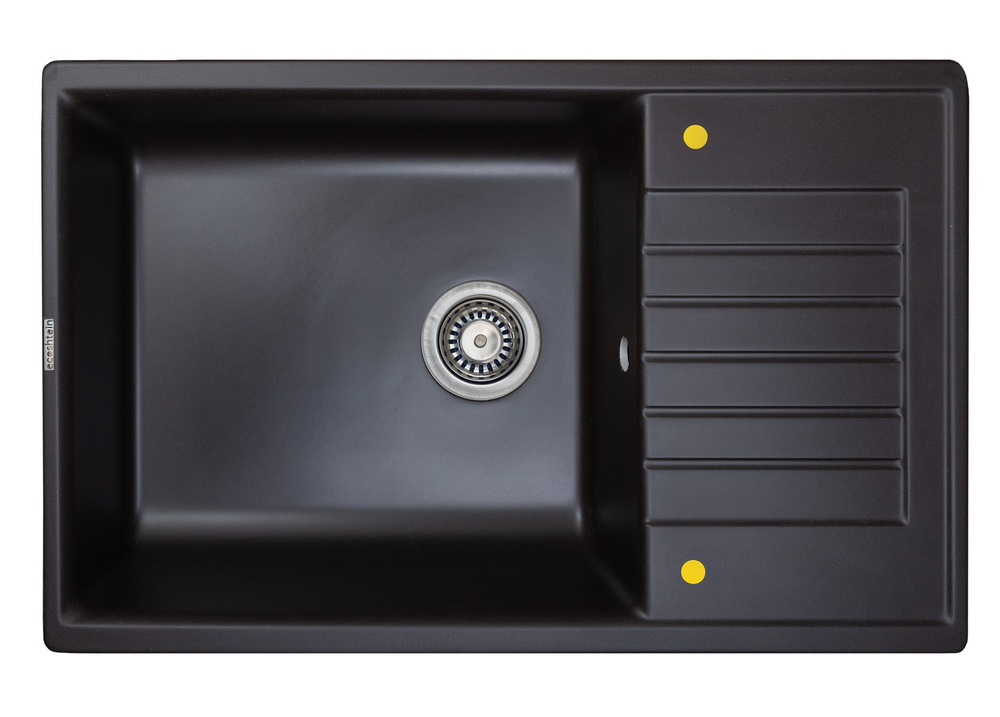 Ecoshtein RECHTECK 780.500, мойка, гранит, мокко Фото товара: Ecoshtein RECHTECK 780.500, мойка, гранит, мокко