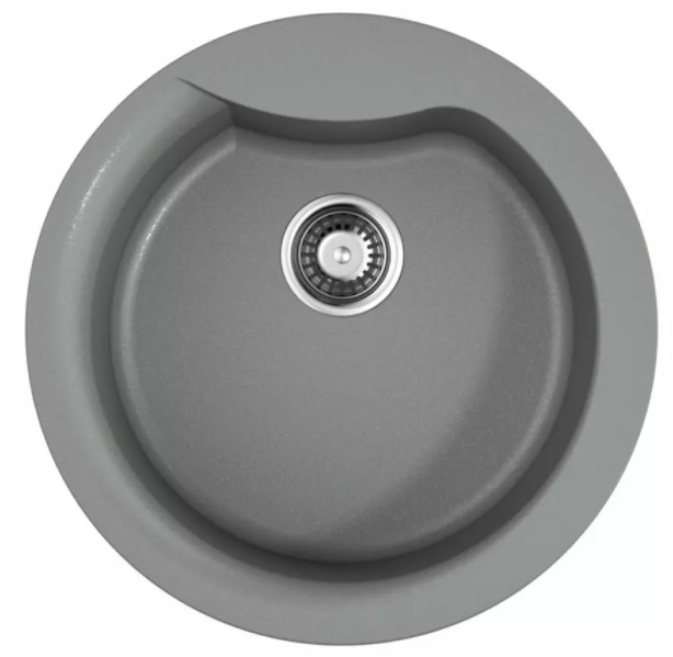 Фото товара: Omoikiri Yasugata 48R-GR, мойка, гранит, leningrad grey