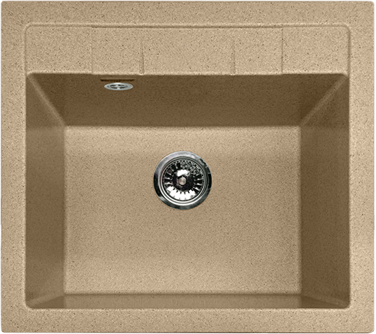 Фото товара: GranFest QUADRO GF-Q-561, мойка, мрамор, песочный