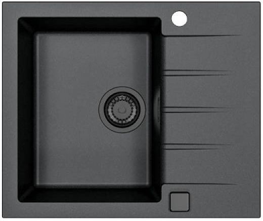 Фото товара: ALVEUS GRANITAL CADIT 10 G91 CARBON, мойка, гранит, черный (в комплекте с сифоном 1148149)