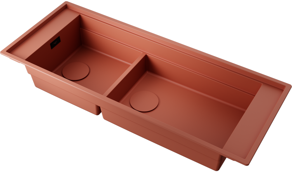 Детальное фото товара: Omoikiri Sintesi Pro 114-2-CN, мойка, керамика, canyon