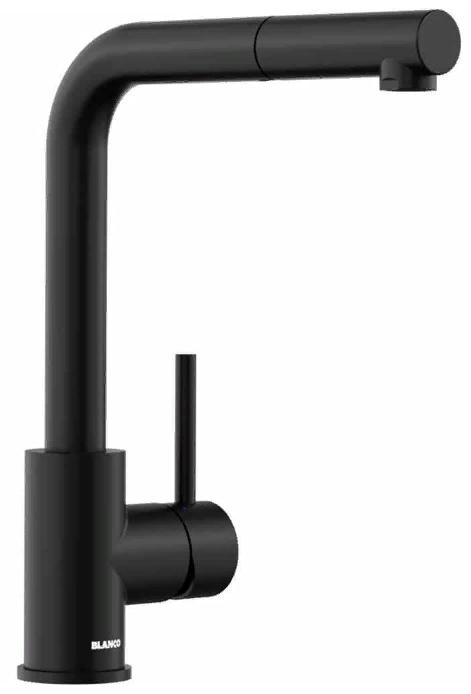 Фото товара: Blanco Mila-S, смеситель, черный матовый