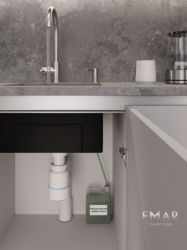 Детальное фото товара: Emar ЕД-405 Satin, дозатор для моющего средства, сатин