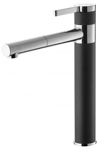 Фото товара: ALVEUS ZINA CHR - G05M, смеситель, черный