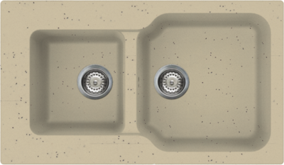 Фото товара: Omoikiri Maru 86-2-CH, мойка, гранит, шампань