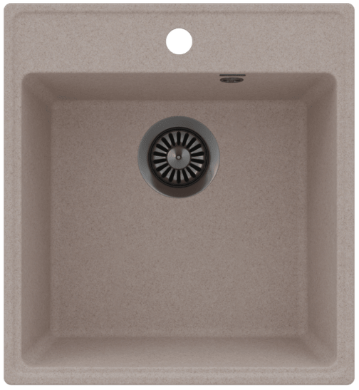 Фото товара: Maunfeld Perla 460 MFQS-460BG, мойка, гранит, бежевый