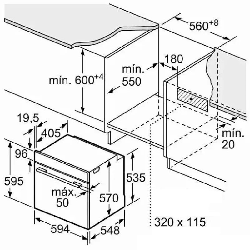 Детальное фото товара: Bosch HBG536EW3