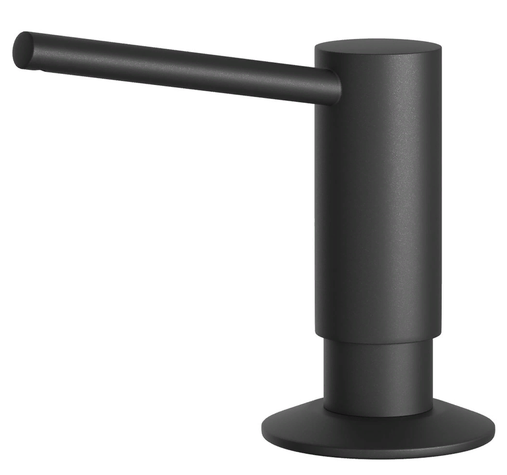 Omoikiri OM-02-P-BL, дозатор для моющего средства, черный Фото товара: Omoikiri OM-02-P-BL, дозатор для моющего средства, черный