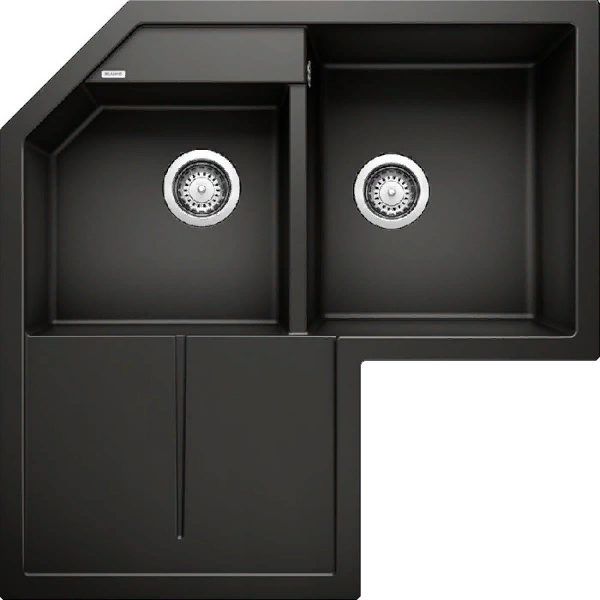 Фото товара: Blanco Metra 9 E, мойка, гранит, черный