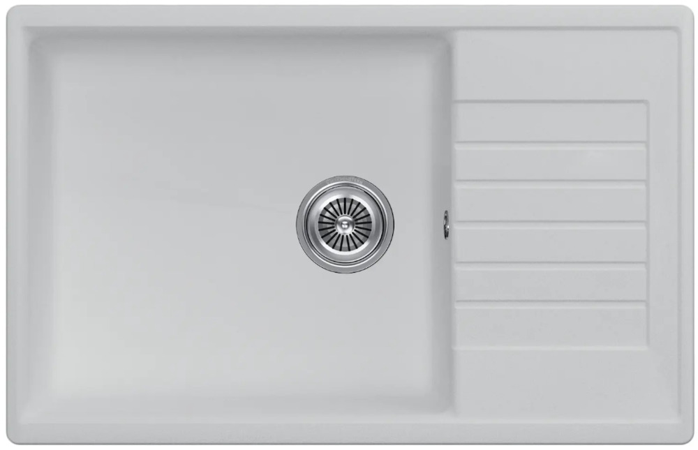 Фото товара: KUCHENSTERN FLUG 60, мойка, гранит, белый