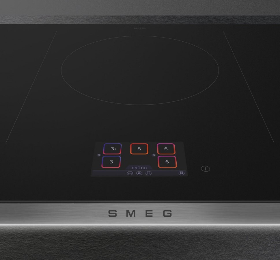 Детальное фото товара: Smeg SISL7955X индукционная поверхность