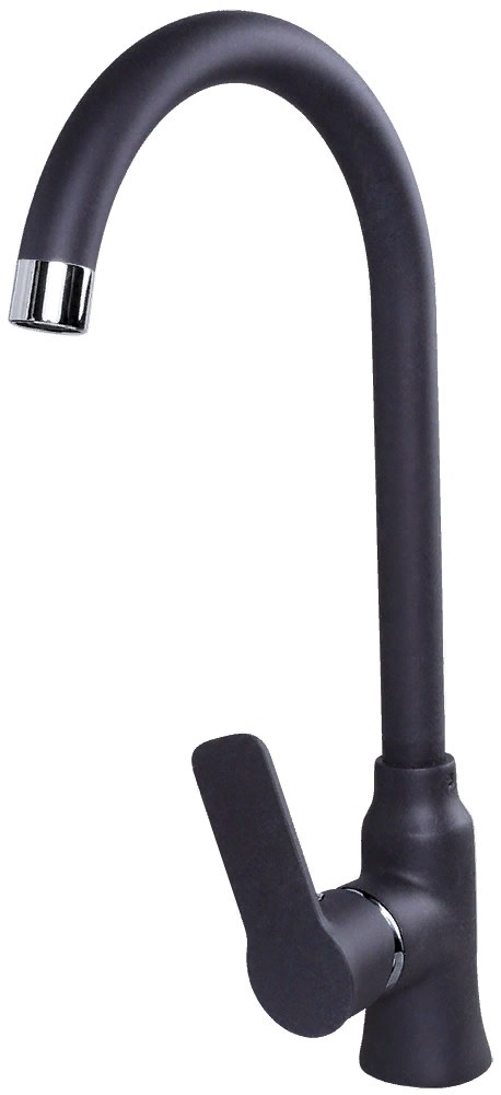 Фото товара: Zigmund & Shtain ZS 0400, смеситель, черный базальт  