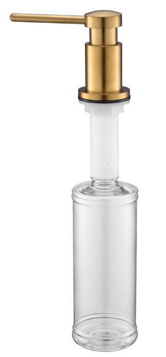 Paulmark BREVIT, дозатор для моющего средства, брашированное золото Фото товара: Paulmark BREVIT, дозатор для моющего средства, брашированное золото