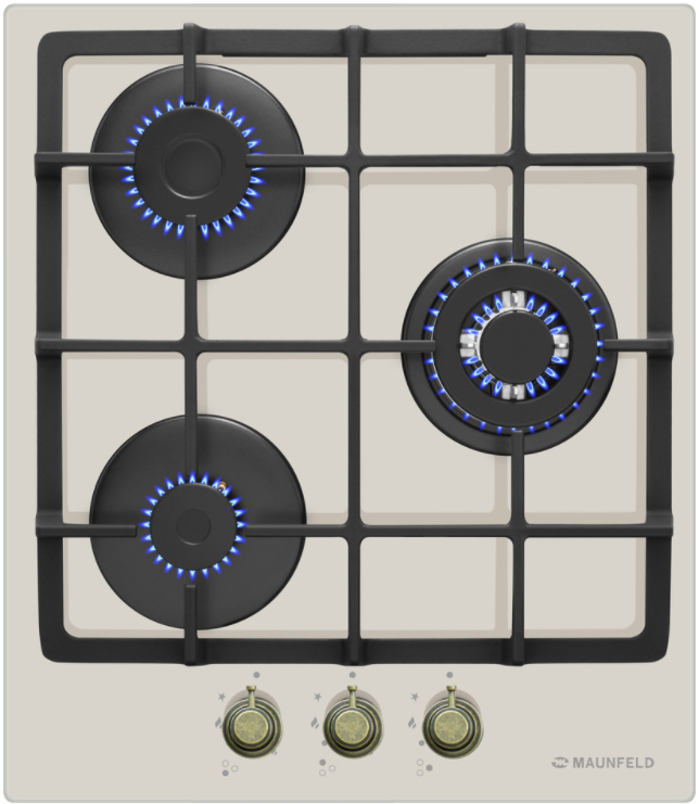 Фото товара: Maunfeld EGHG.43.33CBG.R/G газовая поверхность