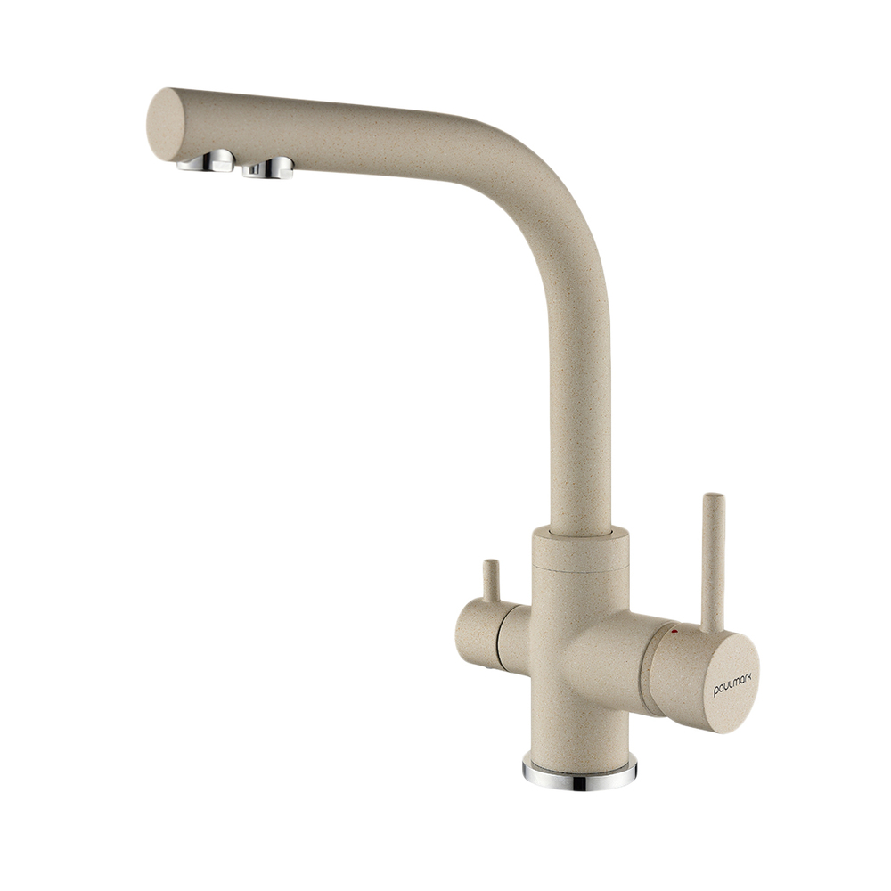 Фото товара: Paulmark ESSEN, смеситель, гранит, бежевый