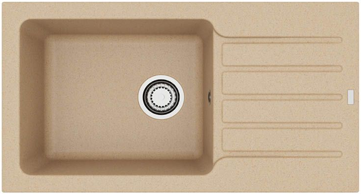 Фото товара: ALVEUS GRANITAL NIAGARA 90 G55 BEIGE, мойка, гранит, бежевый (с сифоном 1130548)