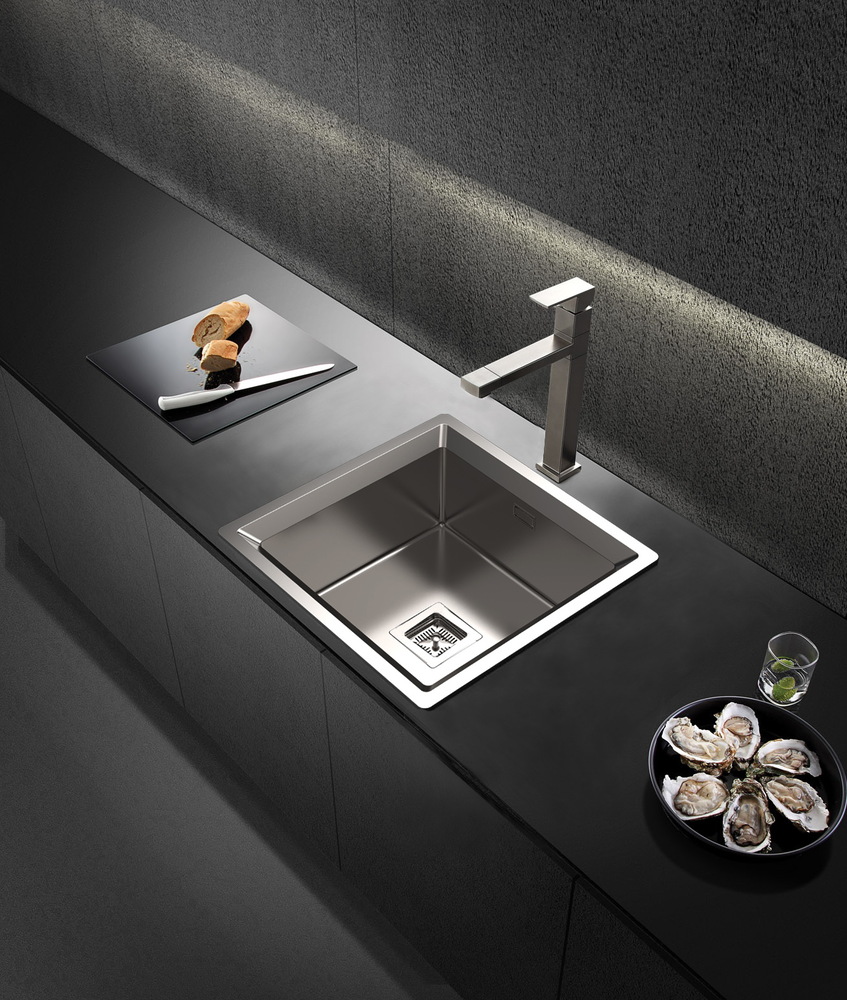 Детальное фото товара: Oulin OL-FU114, мойка, нержавеющая сталь