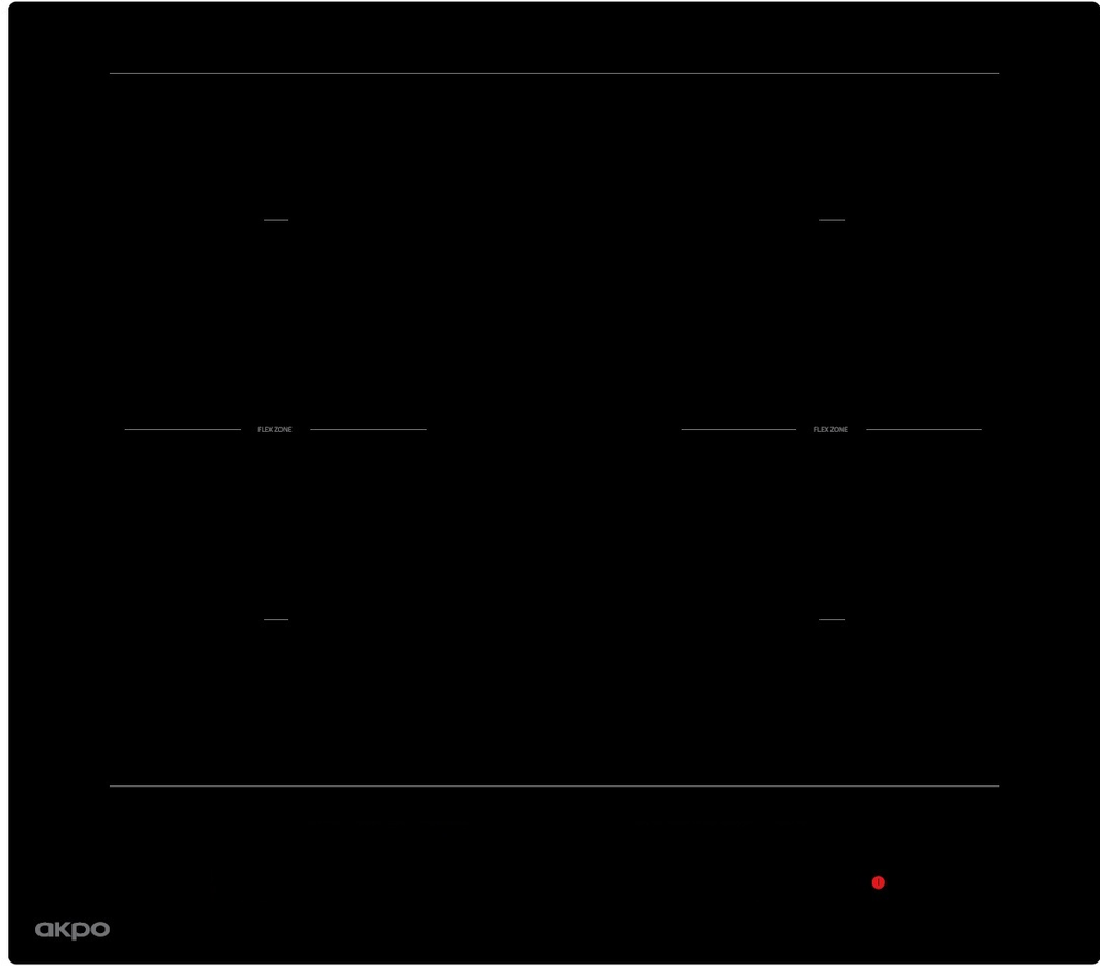 Фото товара: AKPO PIA 6094121FZ-2 BL индукционная поверхность