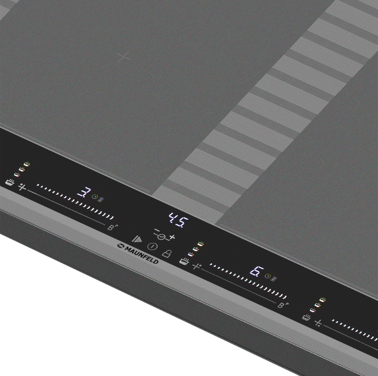 Детальное фото товара: Maunfeld CVI594SF2MDGR LUX индукционная поверхность