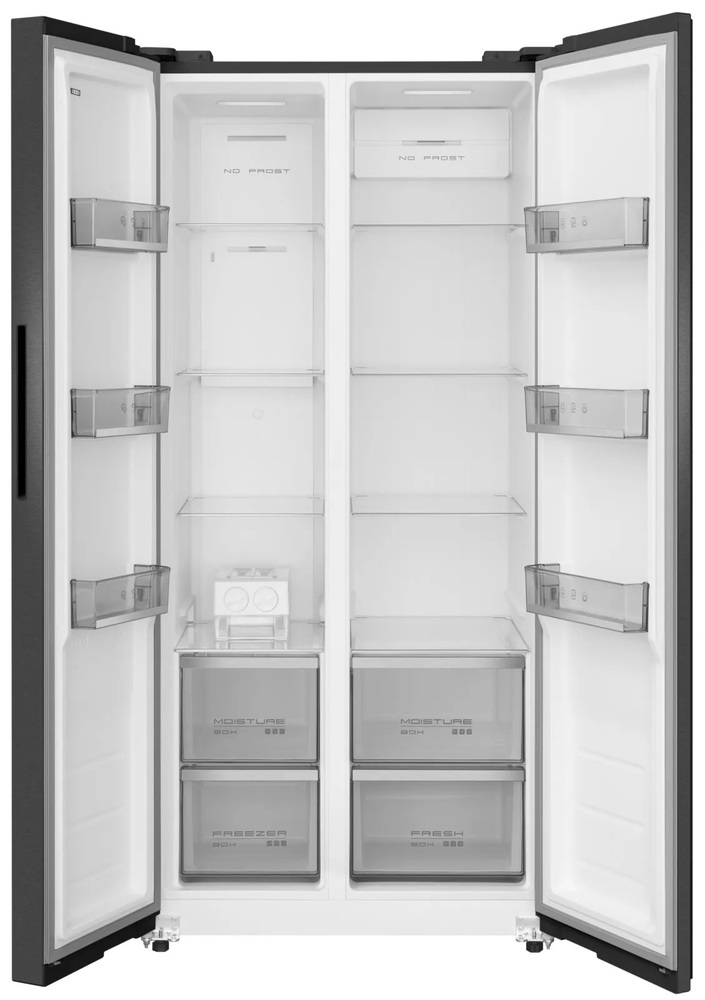 Детальное фото товара: MEFERI MFR83BLACK IX TOTAL NO FROST SIDE BY SIDE COMFORT