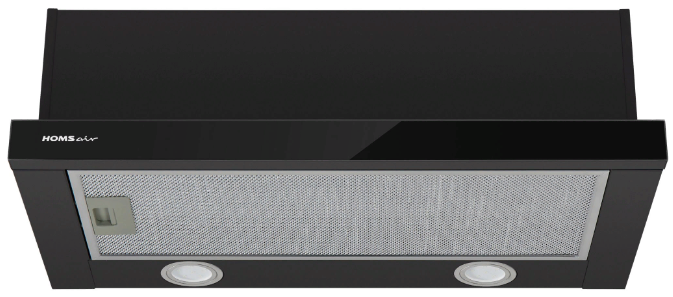 Фото товара: HOMSair Flat 60 Glass Black