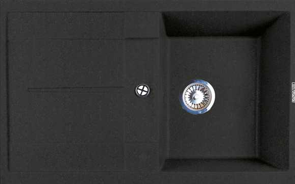 Фото товара: LAVA L.6 BASALT, мойка, гранит, черный