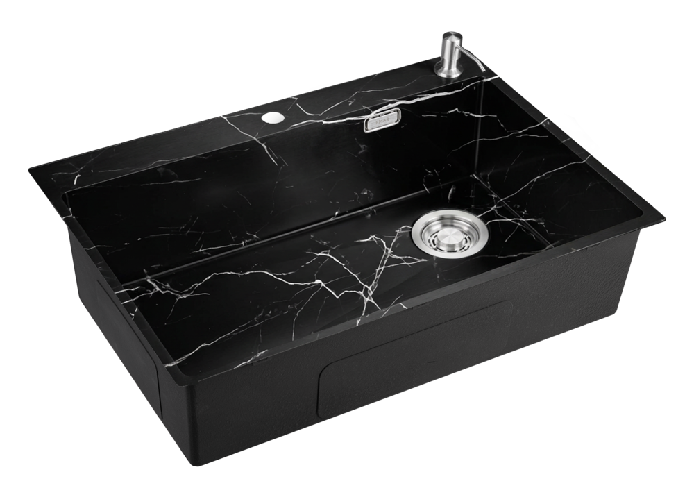 Фото товара: Emar EMB-660(TOP) Black Elegant, мойка, нержавеющая сталь, черный