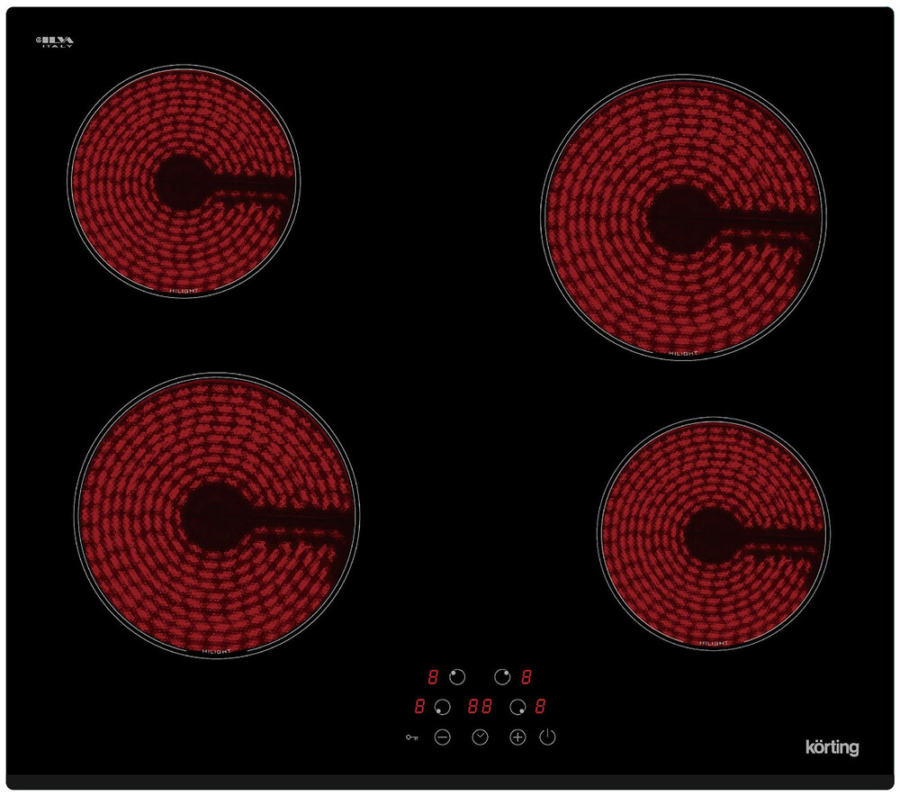 Фото товара: Korting HK 60044 B стеклокерамическая поверхность