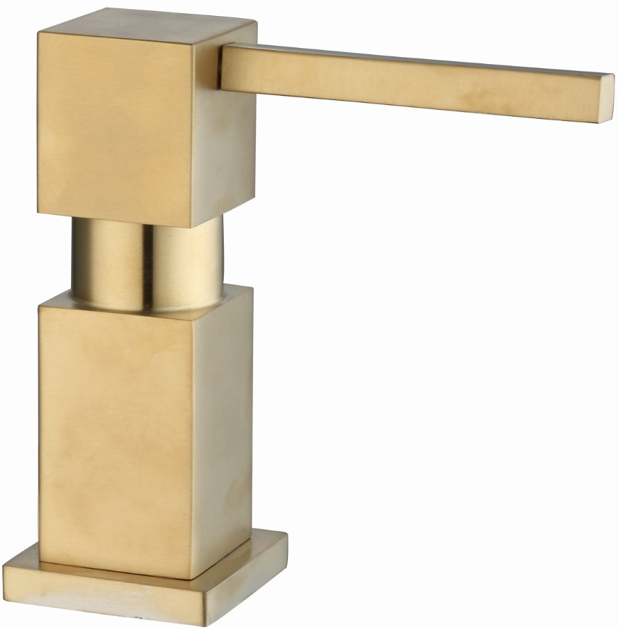 Детальное фото товара: Seaman SSA-013 Gold Satin (PVD, satin) дозатор для жидкого мыла, золото сатин