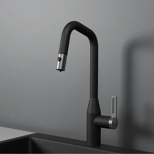 Фото товара: GRANULA 8171 смеситель, гранит, шварц