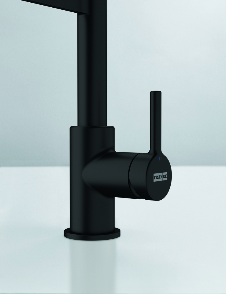 Детальное фото товара: Franke Lina Semi-pro, смеситель, черный матовый