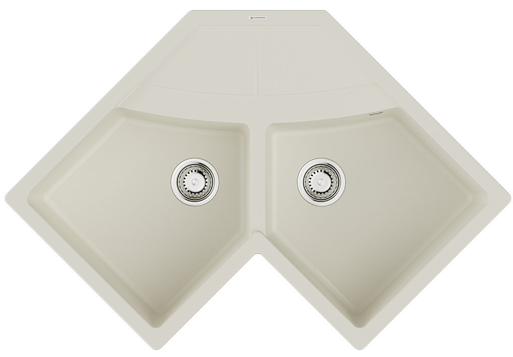 Omoikiri Sumi 83C-WH, мойка, гранит, белый Детальное фото товара: Omoikiri Sumi 83C-WH, мойка, гранит, белый