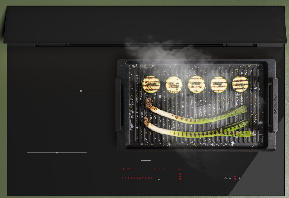 Детальное фото товара: Falmec BRERA 75 индукционная поверхность