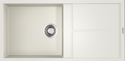Фото товара: Omoikiri Sumi 100-WH, мойка, гранит, белый