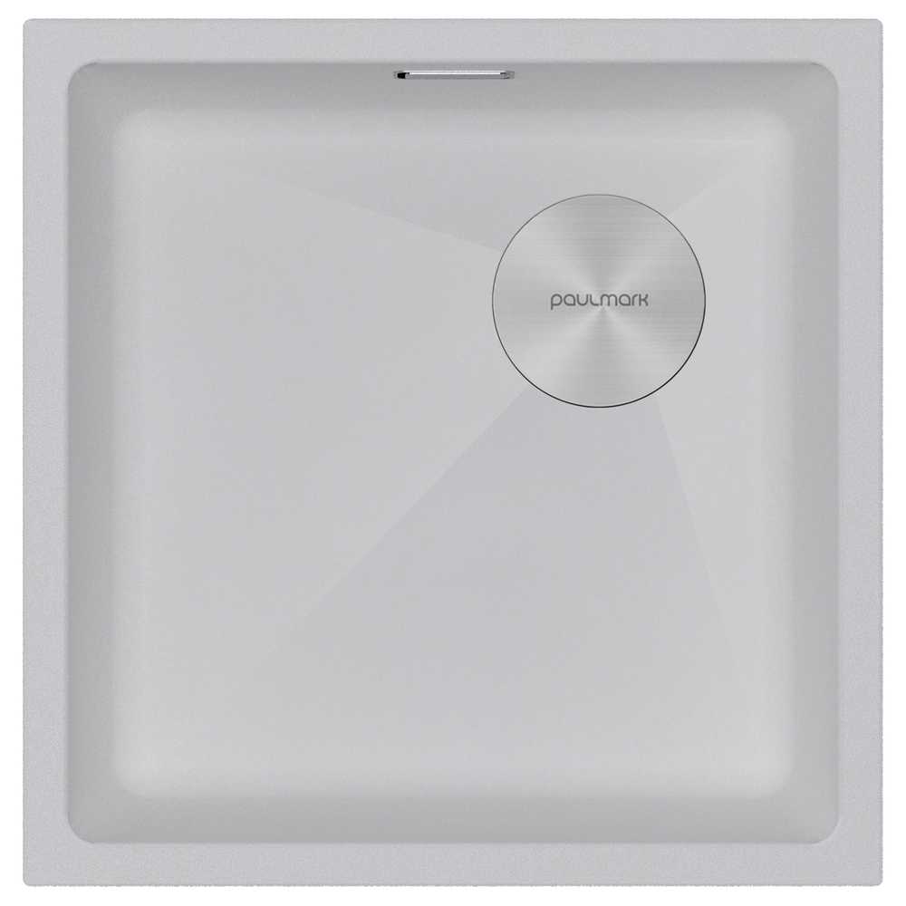 Фото товара: Paulmark LUMI 45UNI-SKEW, мойка, гранит, белый