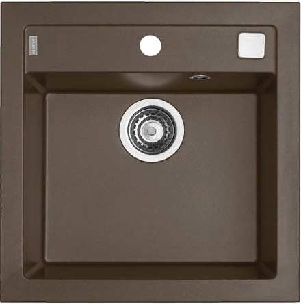 ALVEUS FORMIC 20 GRANITAL+ CHOCOLATE-G03M, мойка, гранит, шоколад (в комплекте с сифоном 1127749) Фото товара: ALVEUS FORMIC 20 GRANITAL+ CHOCOLATE-G03M, мойка, гранит, шоколад (в комплекте с сифоном 1127749)