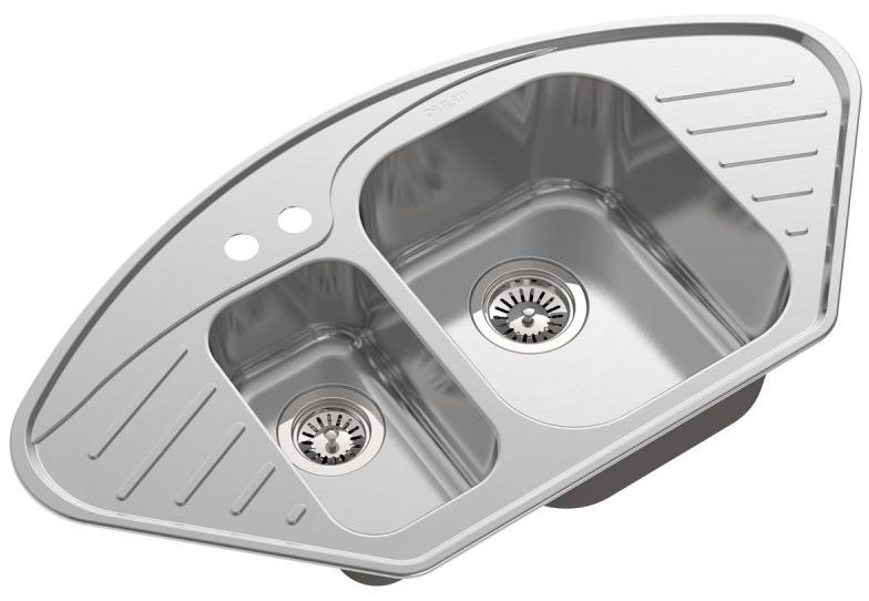 Фото товара: Oulin OL-310 (F&P), мойка, нержавеющая сталь сатин